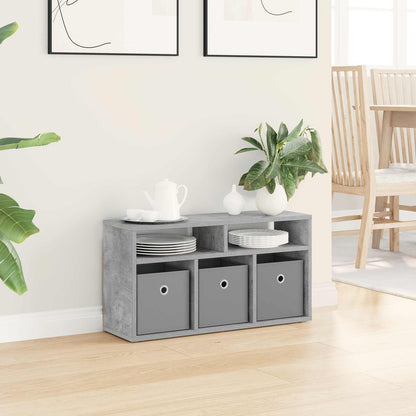 Lowboard with Drawer 72 x 22.5 x 38 cm Concrete grey