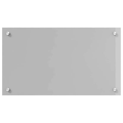 Kitchen Backsplash 70 x 40 cm Tempered Glass 2 pcs Light Grey 70 cm