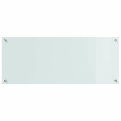 Kitchen Backsplash White 70 x 40 cm Tempered Glass 2 pcs Milk 100 cm 40 cm