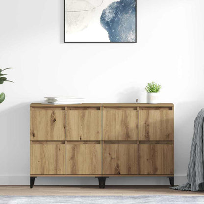 Sideboards 60x35x70 cm Engineered Wood 2 pcs Artisan oak