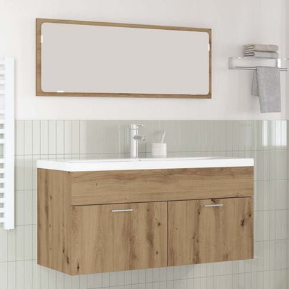 vidaXL Bathroom Cabinet Artisan Oak 100 x 38.5 x 46 cm Engineered Wood 1