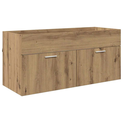 vidaXL Bathroom Cabinet Artisan Oak 100 x 38.5 x 46 cm Engineered Wood 5