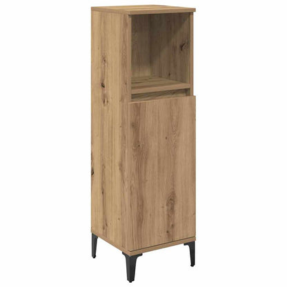 vidaXL Bathroom Furniture Set 3 pcs Artisan Oak Engineered wood 4