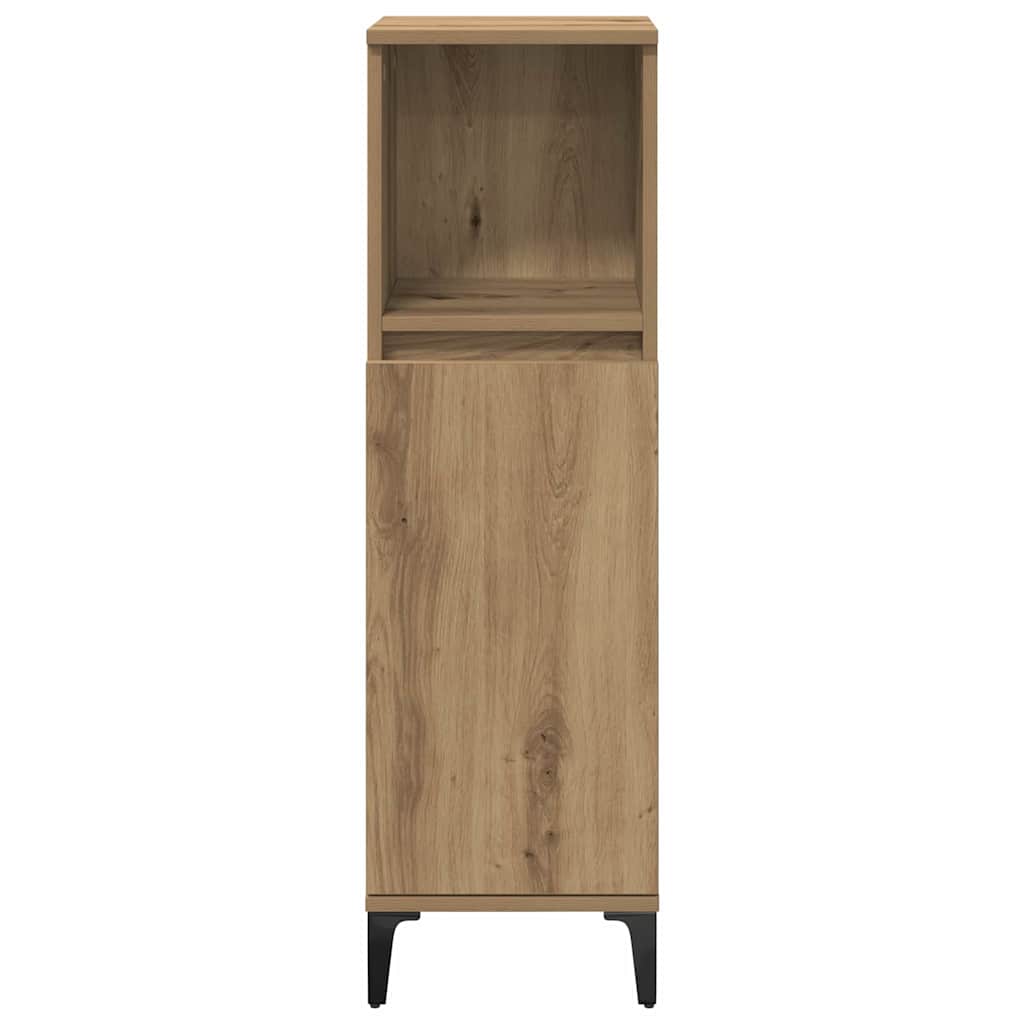 vidaXL Bathroom Furniture Set 3 pcs Artisan Oak Engineered wood 5