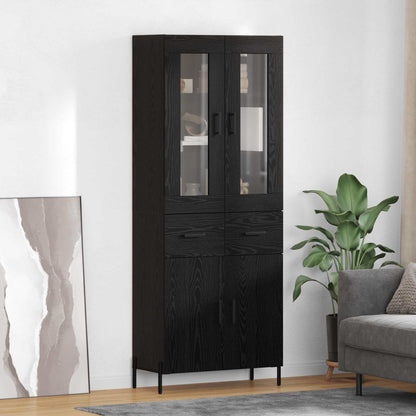 vidaXL Highboard 69.5x34x180 cm Engineered Wood 2 doors 2 drawers