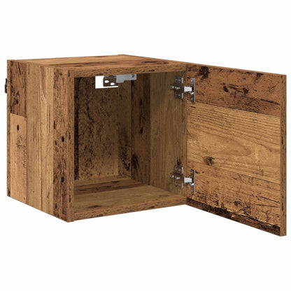 Wall-mounted TV Cabinet Set 30.5x30x30 cm 4 pcs Old wood