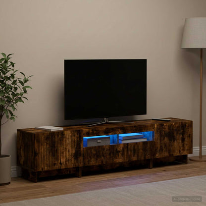 vidaXL 5 Piece LED TV Cabinet Engineered Wood
