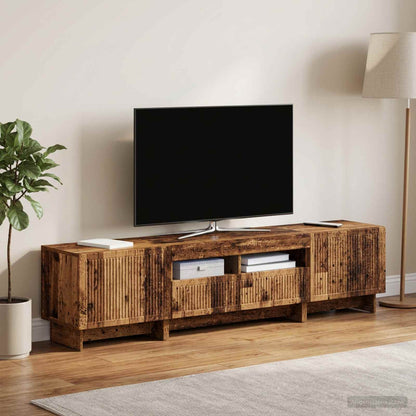 vidaXL 5 Piece LED TV Cabinet Engineered Wood