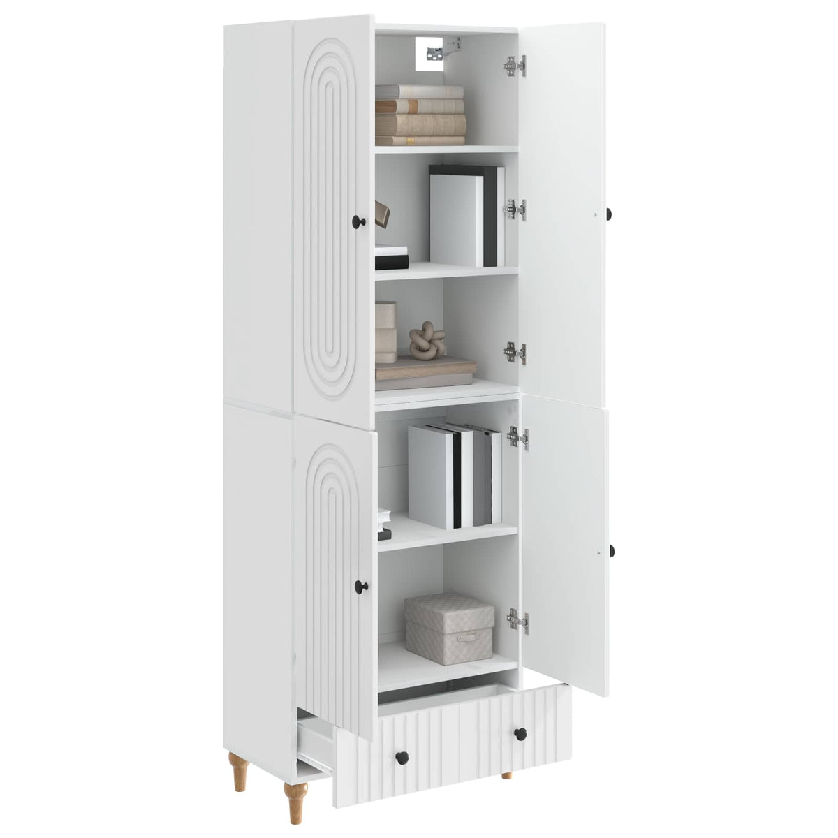 vidaXL Cabinet Set 2 pcs Engineered Wood 3