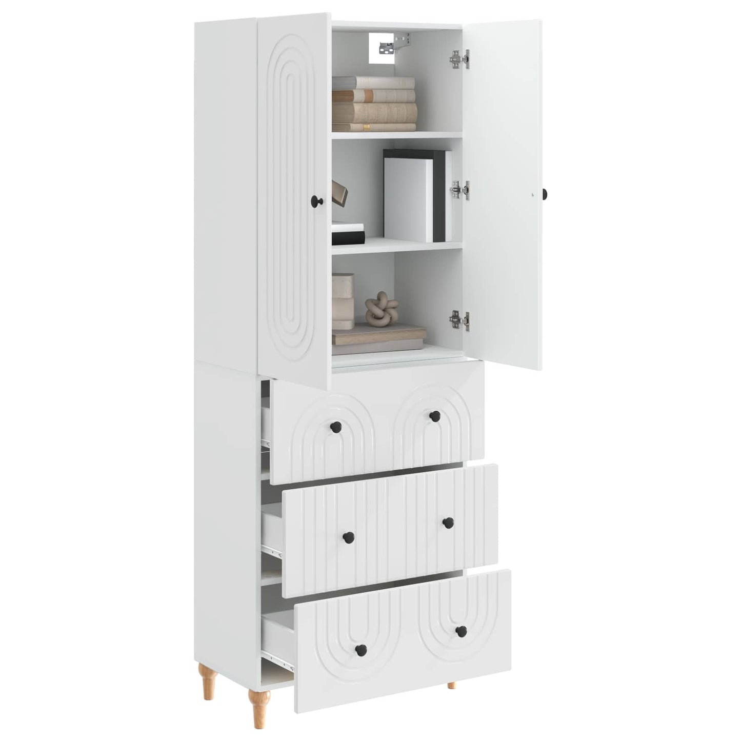 vidaXL Cabinet Set 2 pcs Engineered Wood 3