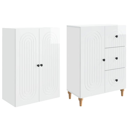 vidaXL Cabinet Set 2 pcs Engineered Wood 4