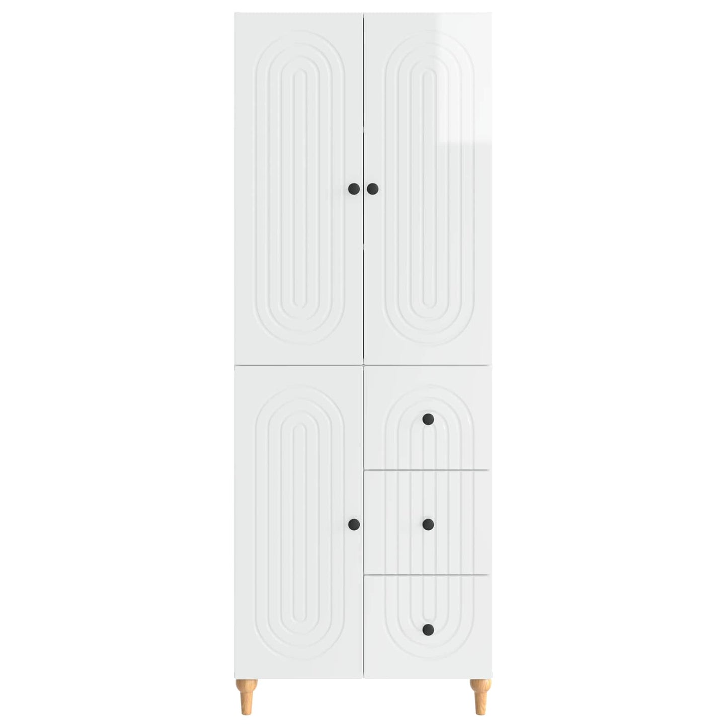 vidaXL Cabinet Set 2 pcs Engineered Wood 5