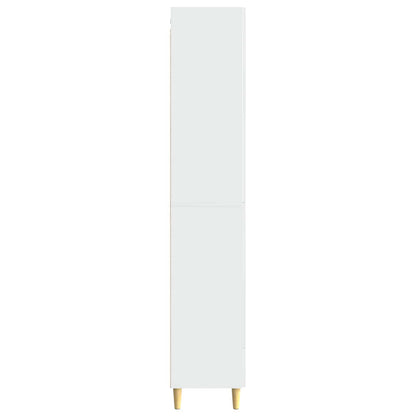 vidaXL Cabinet Set 2 pcs High Gloss White Engineered Wood 6