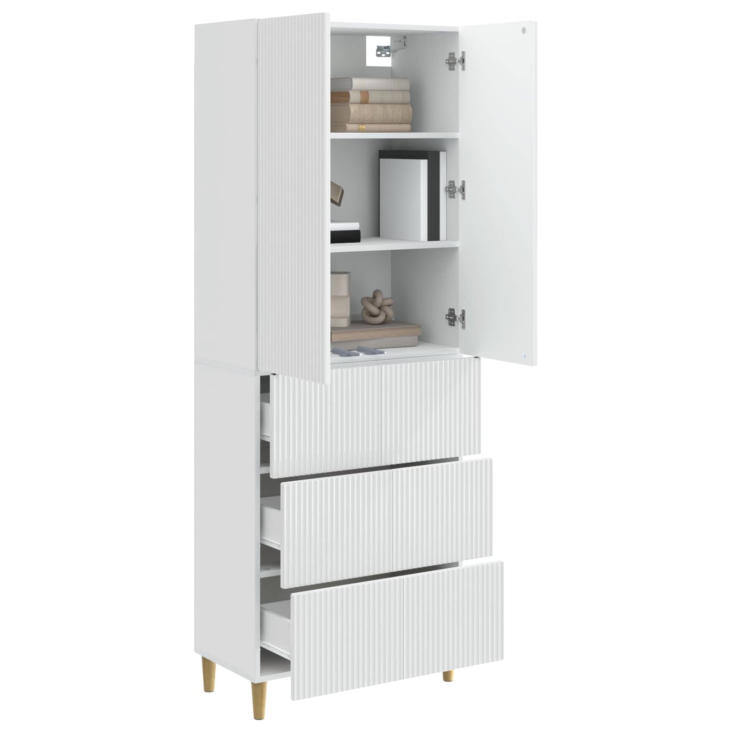 vidaXL Cabinet Set 2 pcs Engineered Wood 3