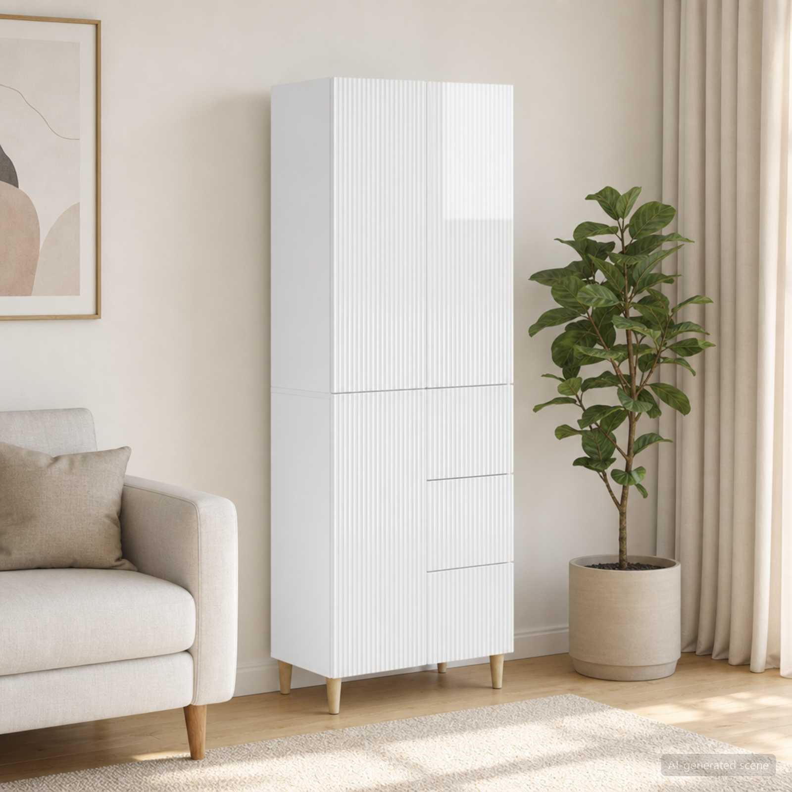 vidaXL Cabinet Set 2 pcs Engineered Wood 1