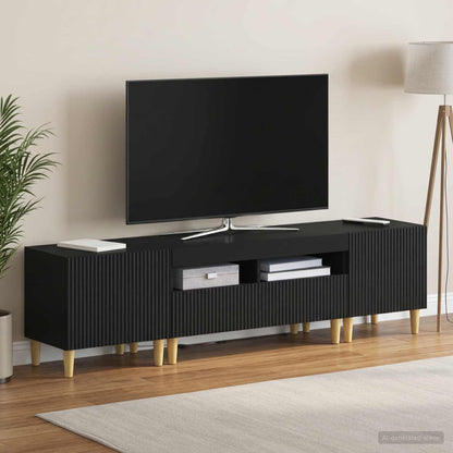 vidaXL 3 Piece LED TV Cabinet ARNHEM 3 pcs Engineered Wood