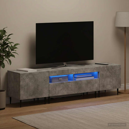 vidaXL 3 Piece LED TV Cabinet Engineered Wood