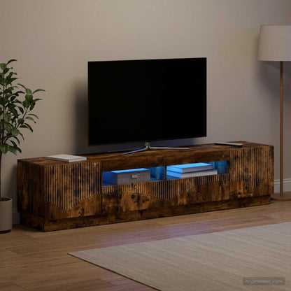 vidaXL LED TV Cabinet HOORN 3 pcs Engineered Wood