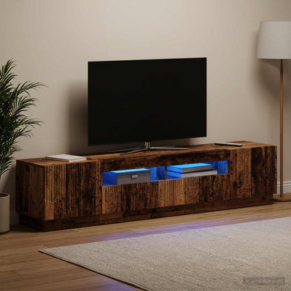 vidaXL LED TV Cabinet HOORN 3 pcs Engineered Wood