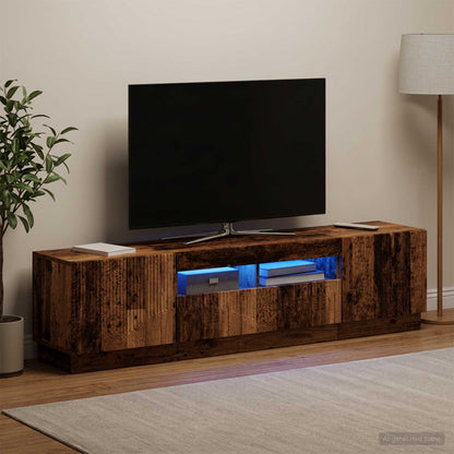 vidaXL LED TV Cabinet HOORN 3 pcs Engineered Wood