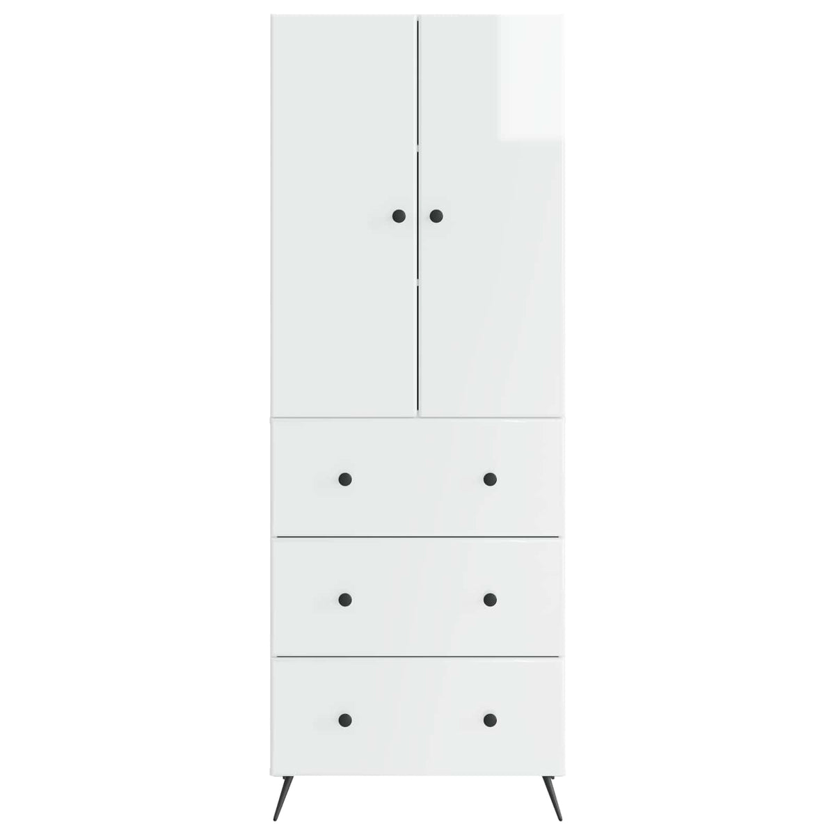 vidaXL Cabinet Set 2 pcs 66 x 34.5 x 90 cm Engineered Wood 5