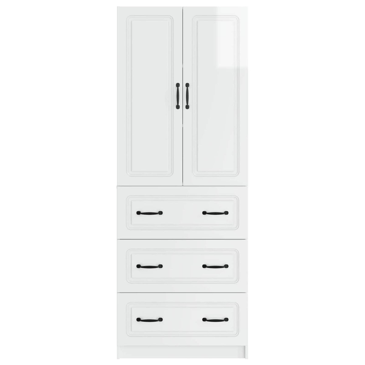 vidaXL Cabinet Set 2 pcs 66 x 34.5 x 87 cm Engineered Wood 5