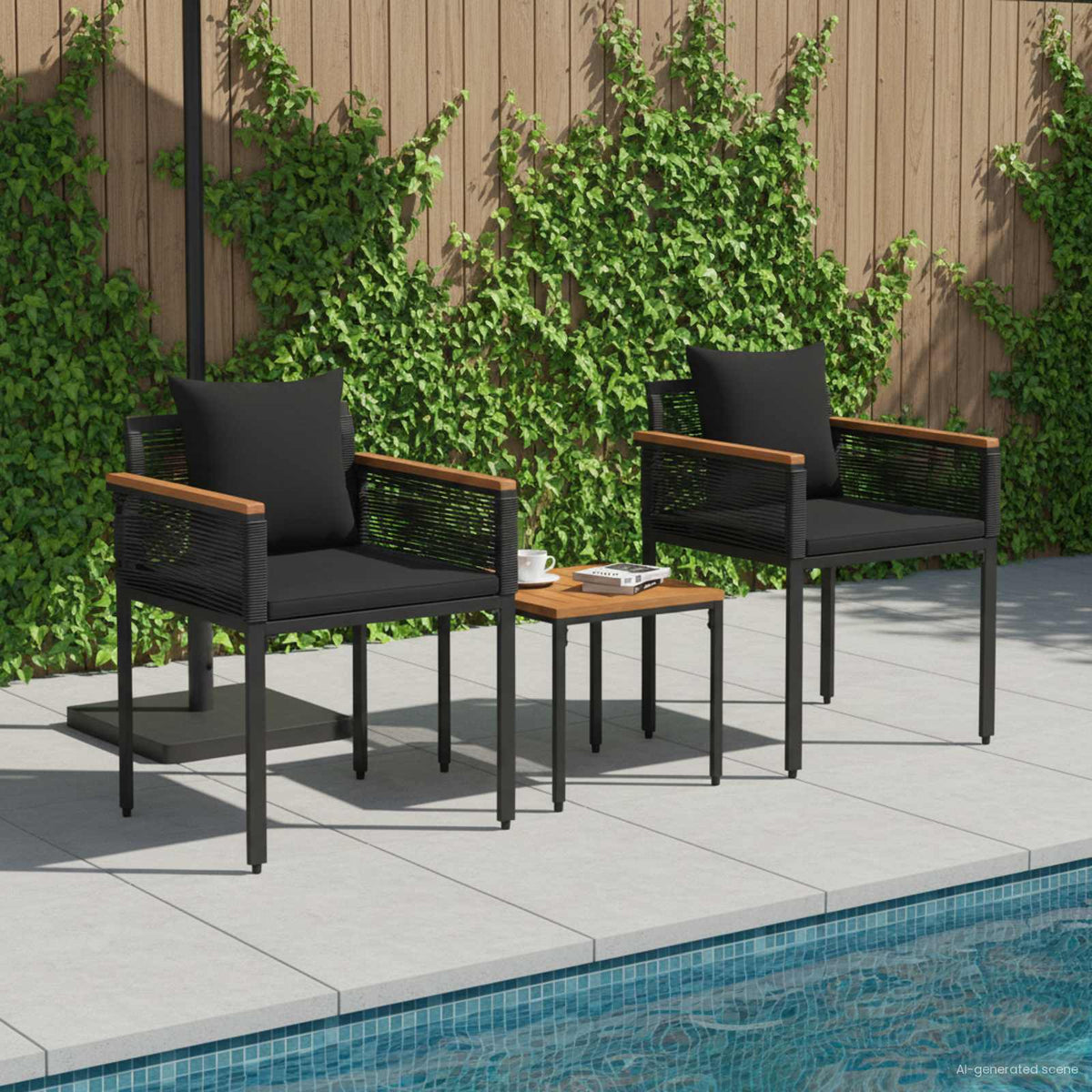 vidaXL Outdoor Furniture Set Poly Rattan
