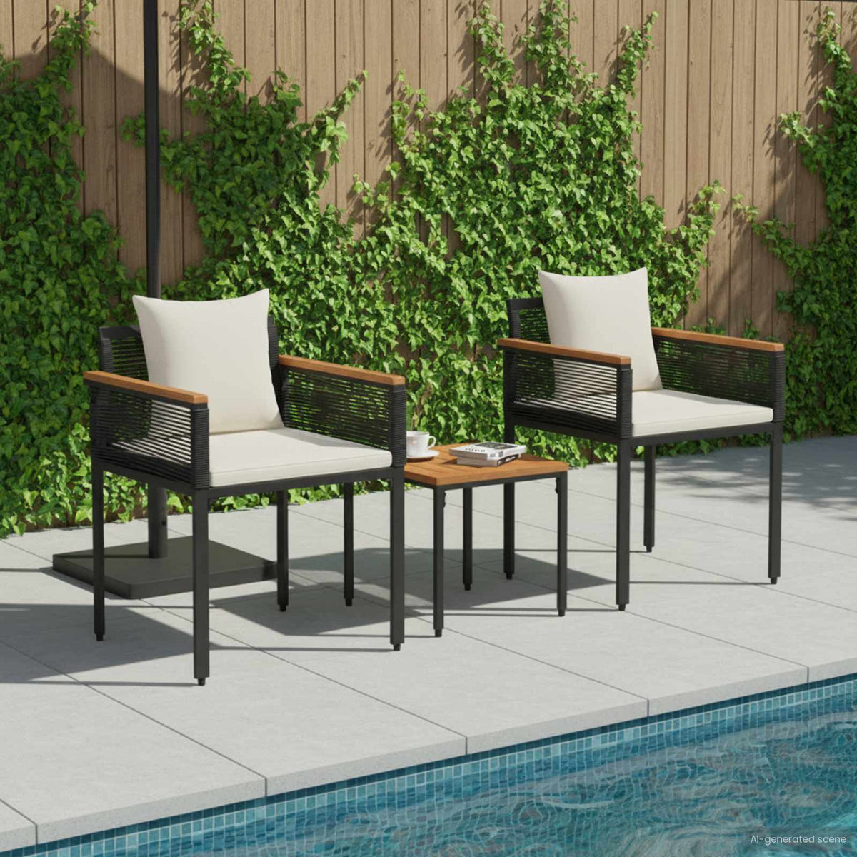 vidaXL Outdoor Furniture Set Poly Rattan