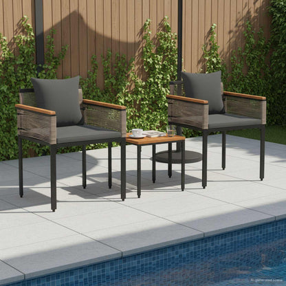 vidaXL Outdoor Furniture Set Poly Rattan