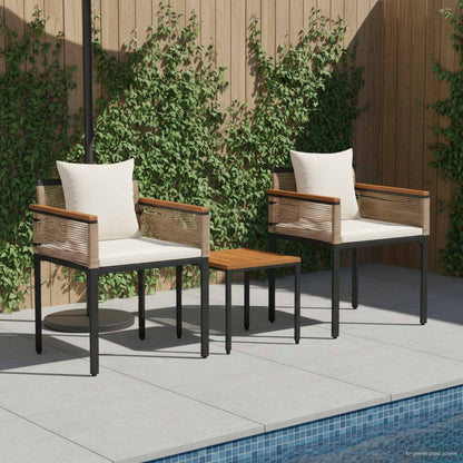 vidaXL Outdoor Furniture Set Poly Rattan