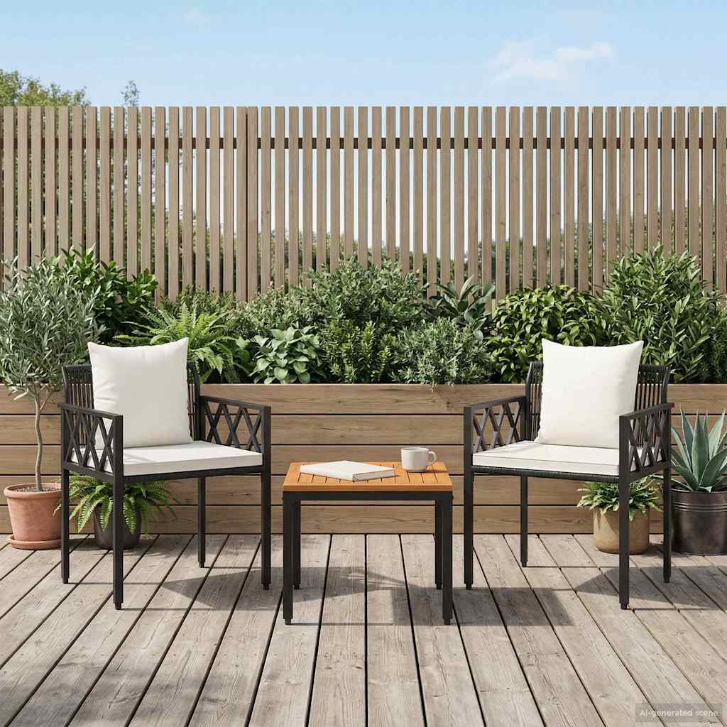 vidaXL Outdoor Furniture Set 4 pcs Poly Rattan
