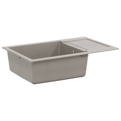 vidaXL Sink 780 x 500 mm 80% Quartz and 20% Resin