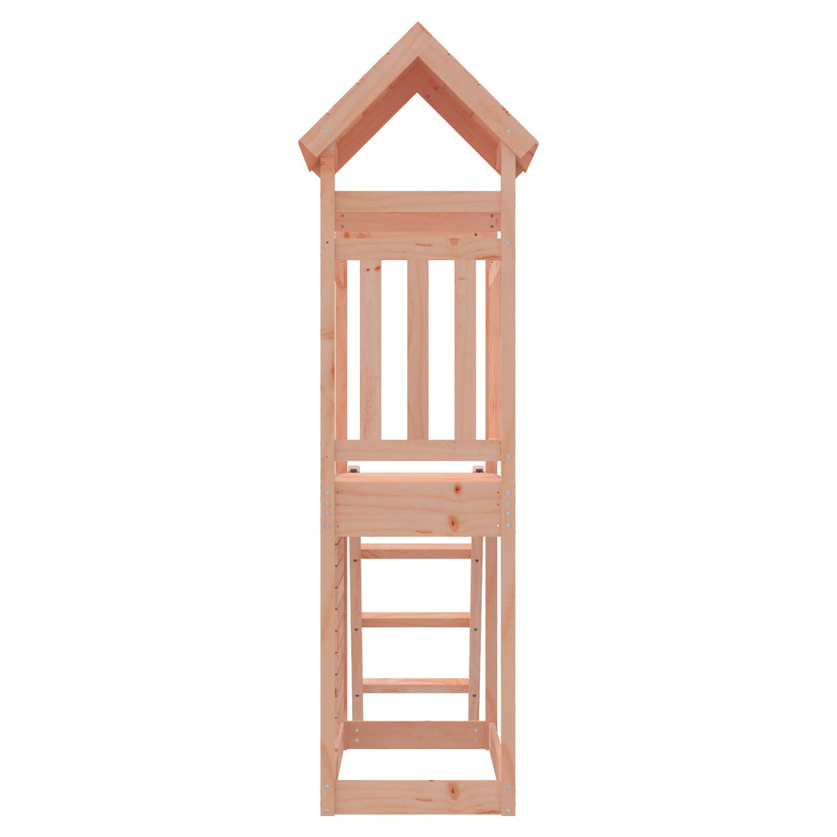 vidaXL Play Tower Brown Solid Douglas Wood 3