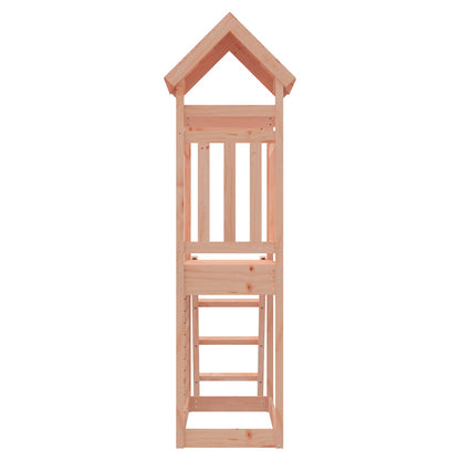 vidaXL Play Tower Brown Solid Douglas Wood 3