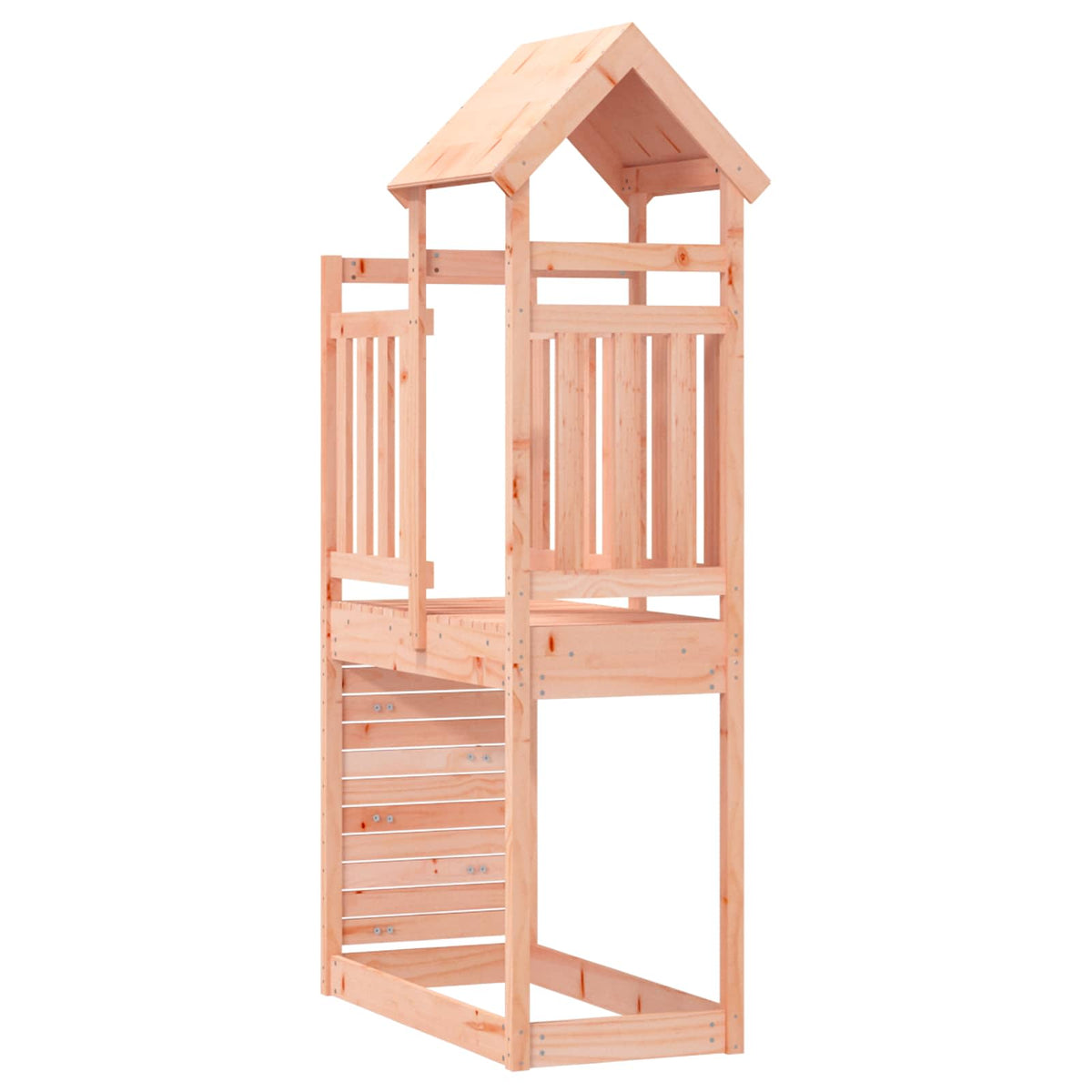 vidaXL Play Tower Brown 53 x 110.5 x 214 cm Solid Douglas Wood 4
