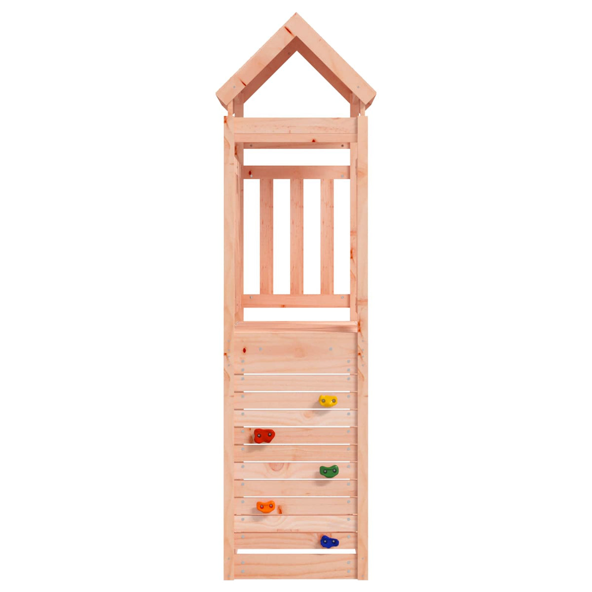 vidaXL Play Tower Brown 53 x 110.5 x 214 cm Solid Douglas Wood 2