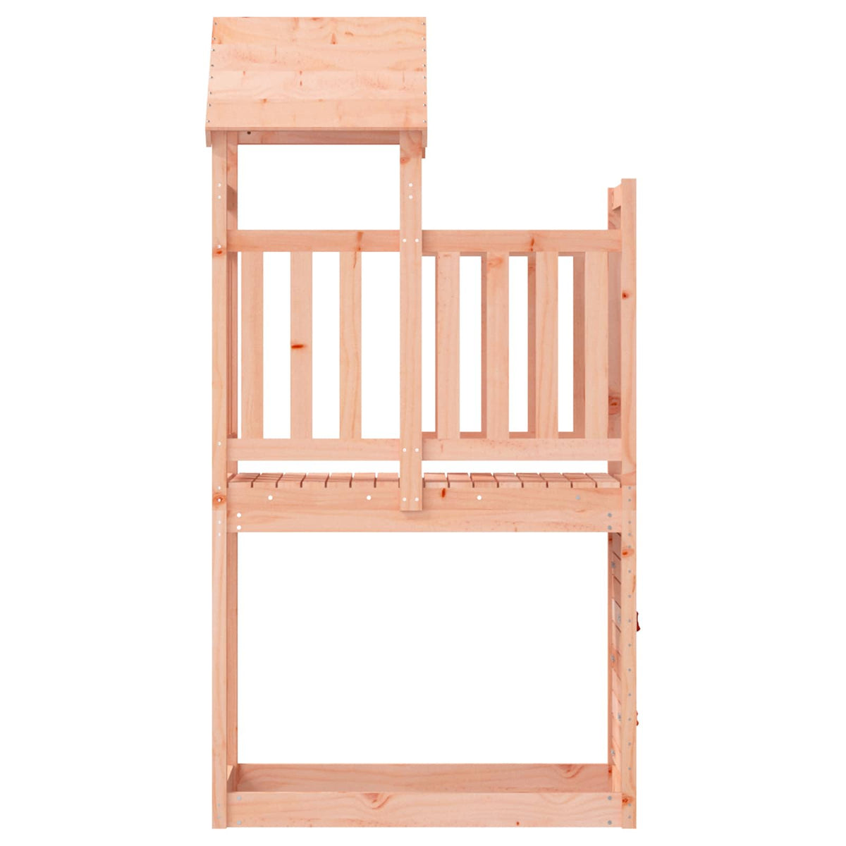 vidaXL Play Tower Brown 53 x 110.5 x 214 cm Solid Douglas Wood 3