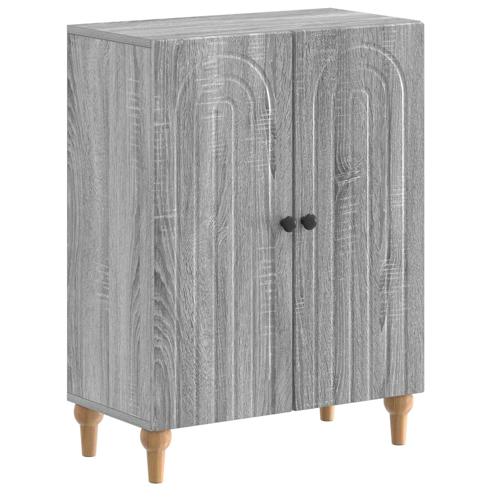 vidaXL 3 Piece Bathroom Cabinet Set ALKMAAR Grey Sonoma 2