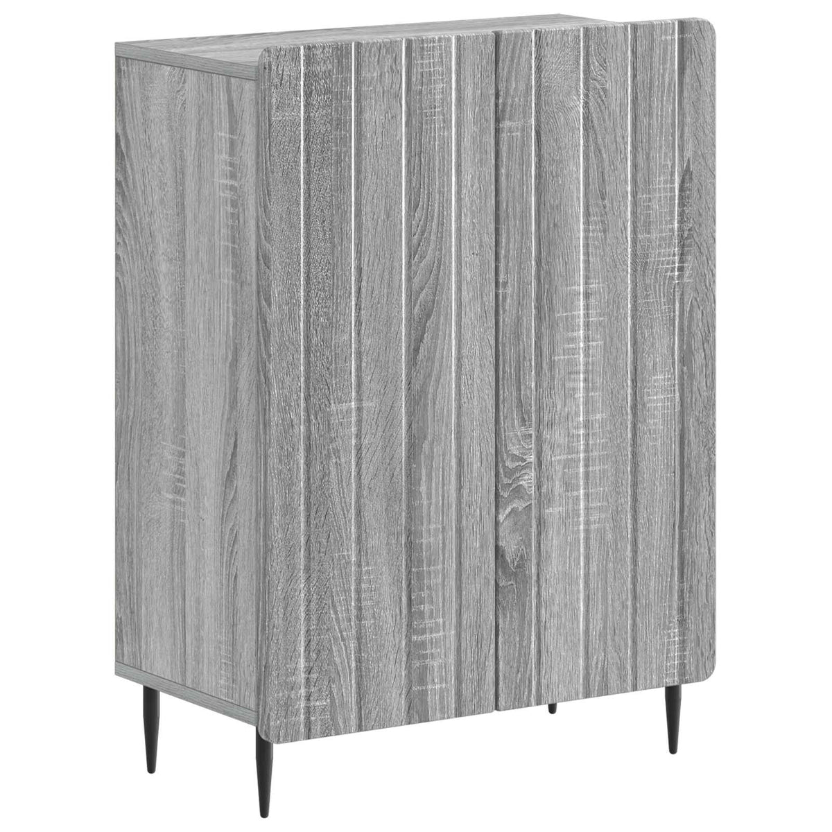 vidaXL 3 Piece Bathroom Cabinet Set ZWOLLE Grey Sonoma Engineered Wood 3