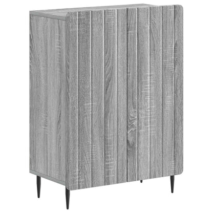 vidaXL 3 Piece Bathroom Cabinet Set ZWOLLE Grey Sonoma Engineered Wood 3