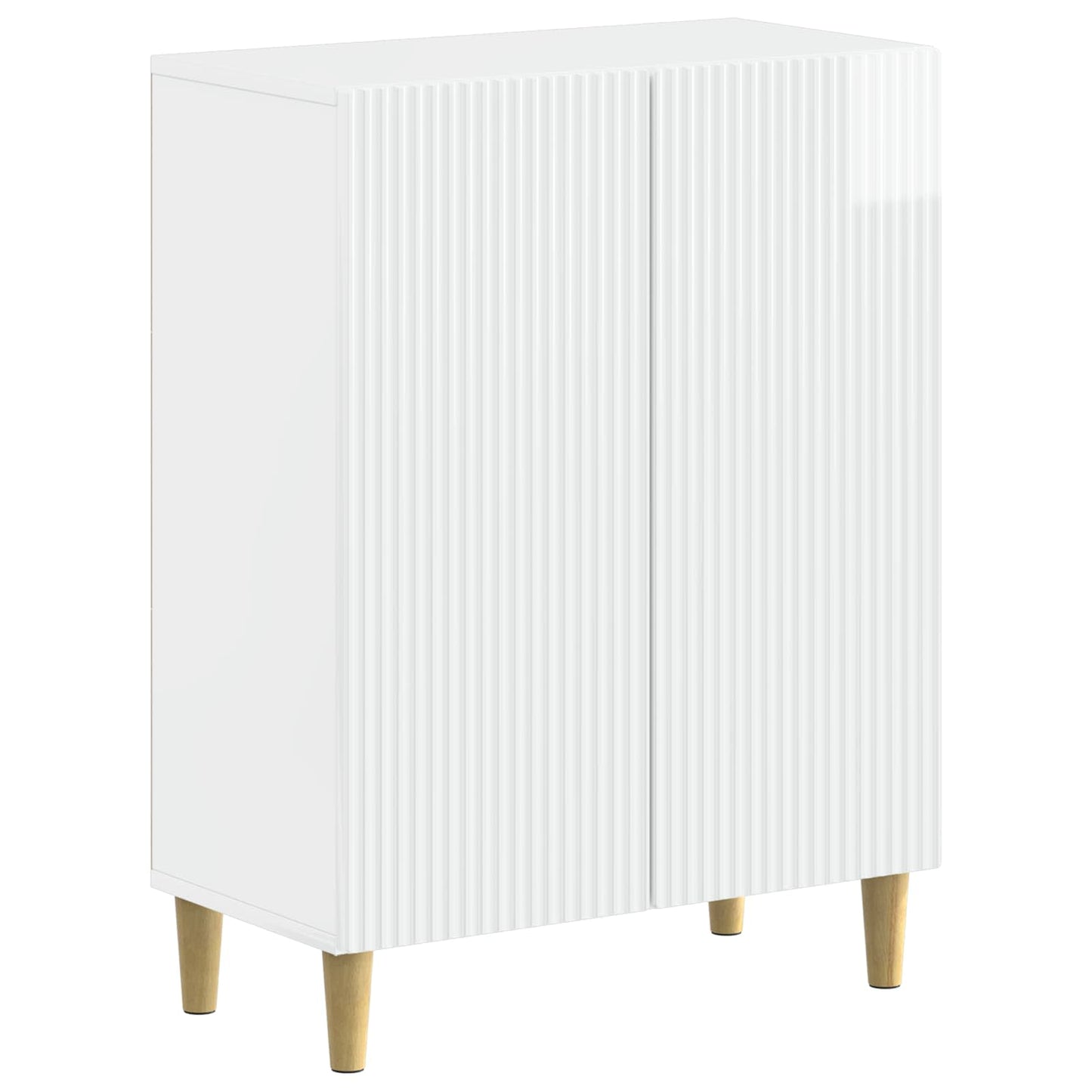 vidaXL 3 Piece Bathroom Cabinet Set ARNHEM High Gloss White 2