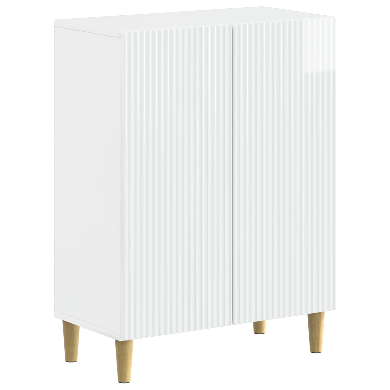 vidaXL 3 Piece Bathroom Cabinet Set ARNHEM High Gloss White 2