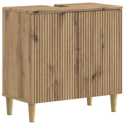 vidaXL 3 Piece Bathroom Cabinet Set ARNHEM Artisan Oak Engineered Wood 3