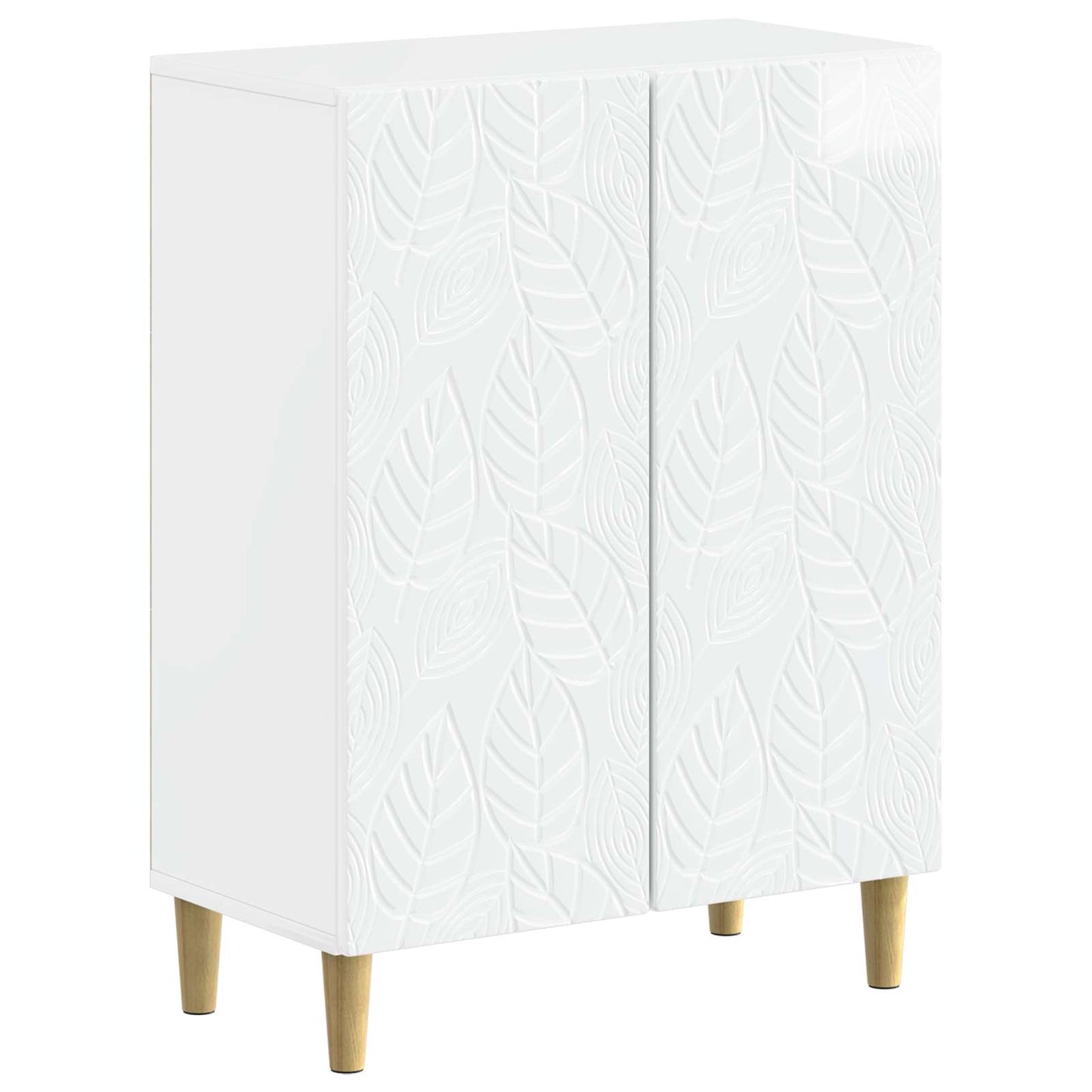 vidaXL 3 Piece Bathroom Cabinet Set DELFT High Gloss White 2