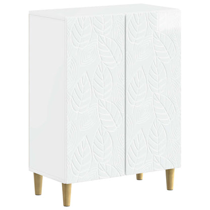 vidaXL 3 Piece Bathroom Cabinet Set DELFT High Gloss White 2