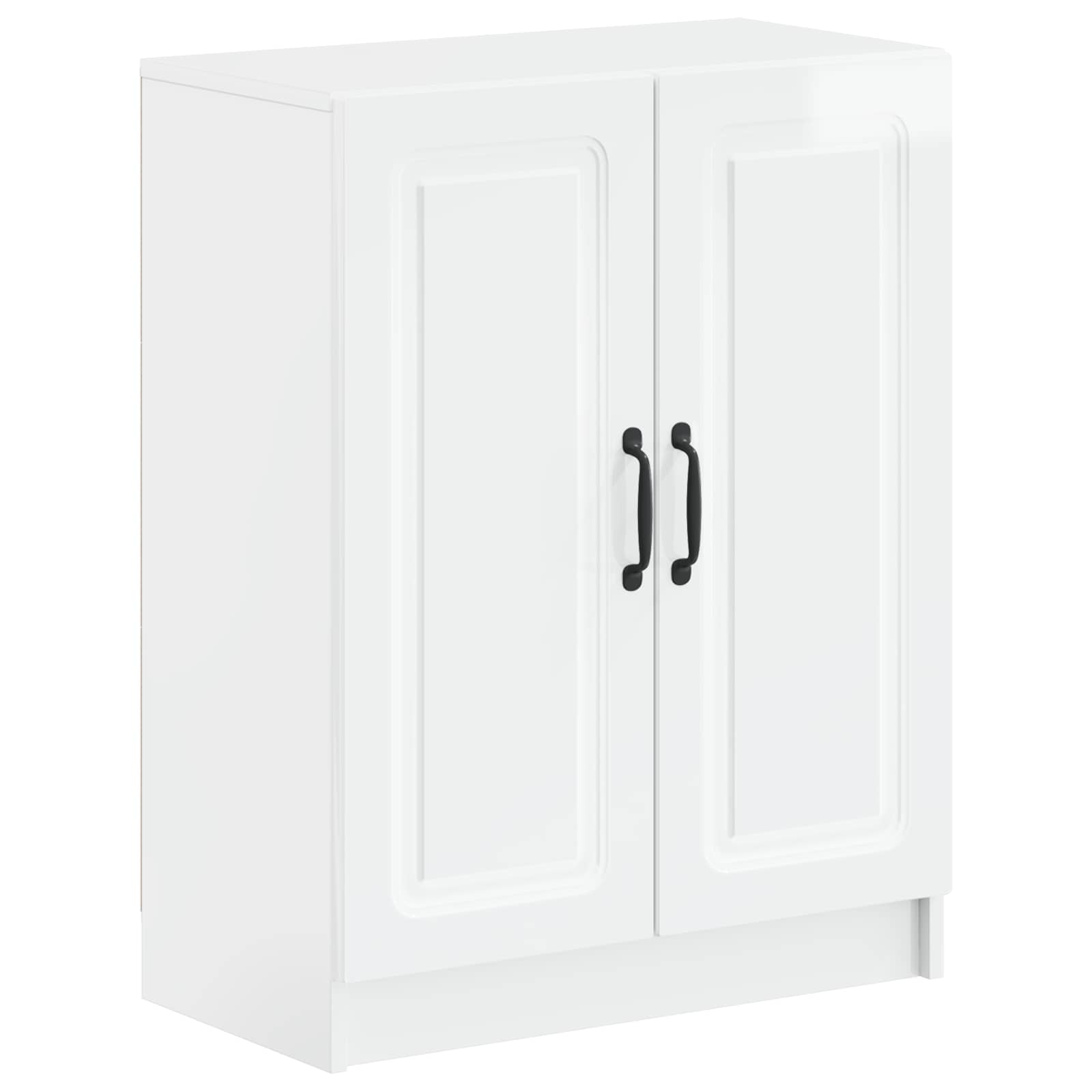 vidaXL 3 Piece Bathroom Cabinet Set UTRECHT High Gloss White 2