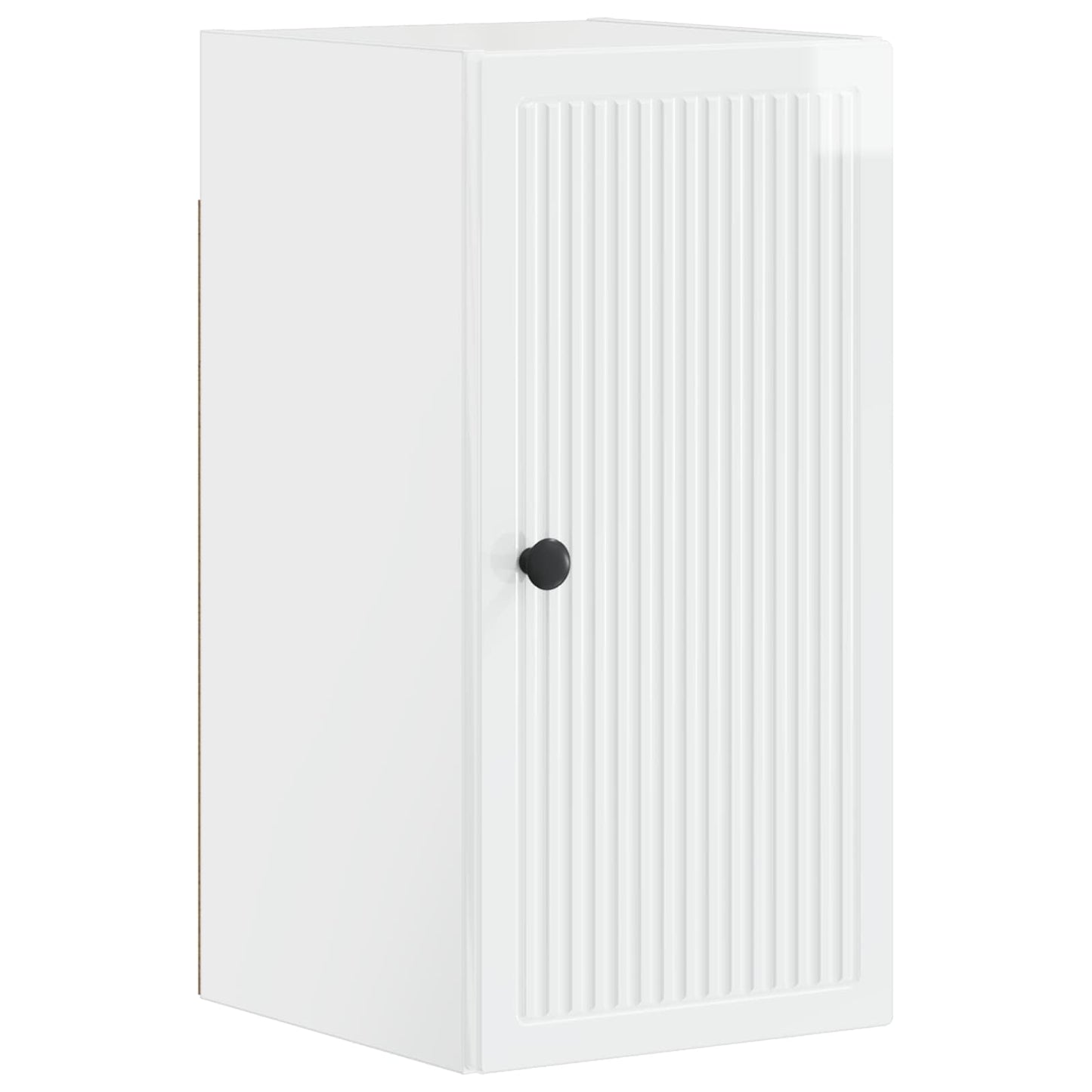 vidaXL 3 Piece Bathroom Cabinet Set EDE High Gloss White 5
