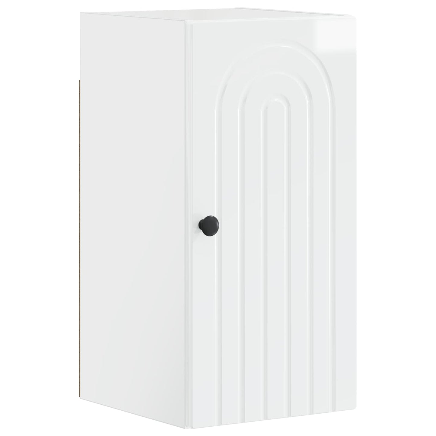 vidaXL 3 Piece Bathroom Cabinet Set ALKMAAR High Gloss White 5