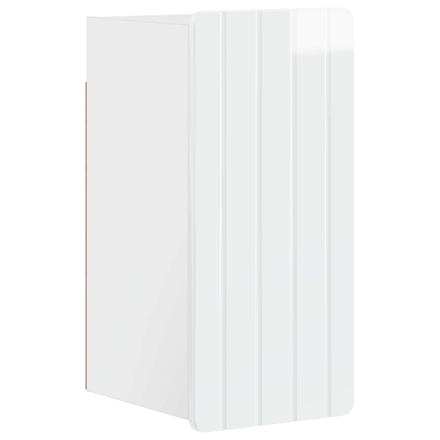 vidaXL 3 Piece Bathroom Cabinet Set ZWOLLE High Gloss White 5