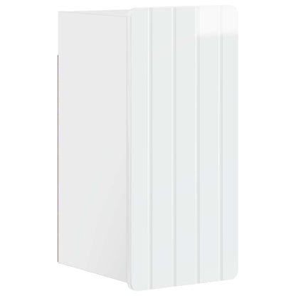 vidaXL 3 Piece Bathroom Cabinet Set ZWOLLE High Gloss White 5